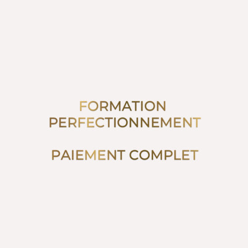 FORMATION PERFECTIONNEMENT 1 JOUR- PAIEMENT TOTAL