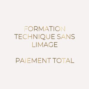 FORMATION TECHNIQUE SANS LIMAGE - PAIEMENT TOTAL
