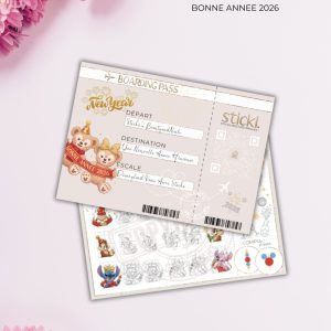 Planche Edition COLLECTION - Nouvel An Disney - DECEMBRE - VENTE EXCLUSIVE